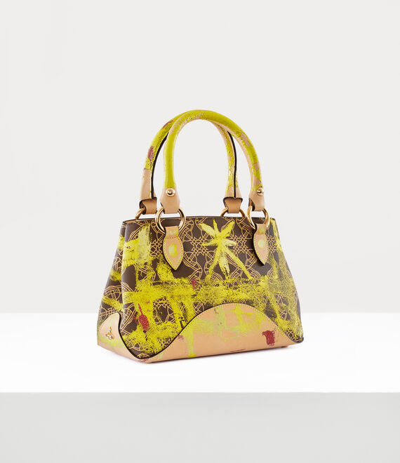 Vivienne Westwood Britney Small Handbag in PAINT ON ORBORAMA